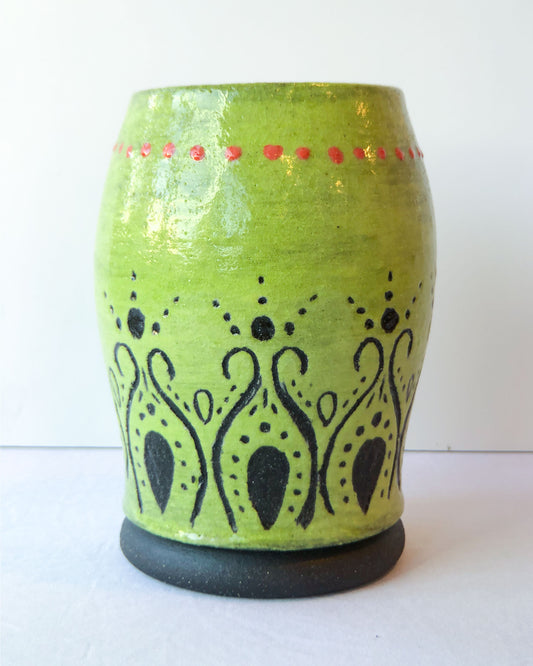 Chartreuse Vase